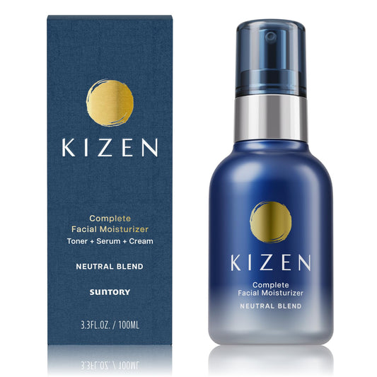 SUNTORY WELLNESS All-in-One moisturizer bottle shown to emphasize easy daily use.