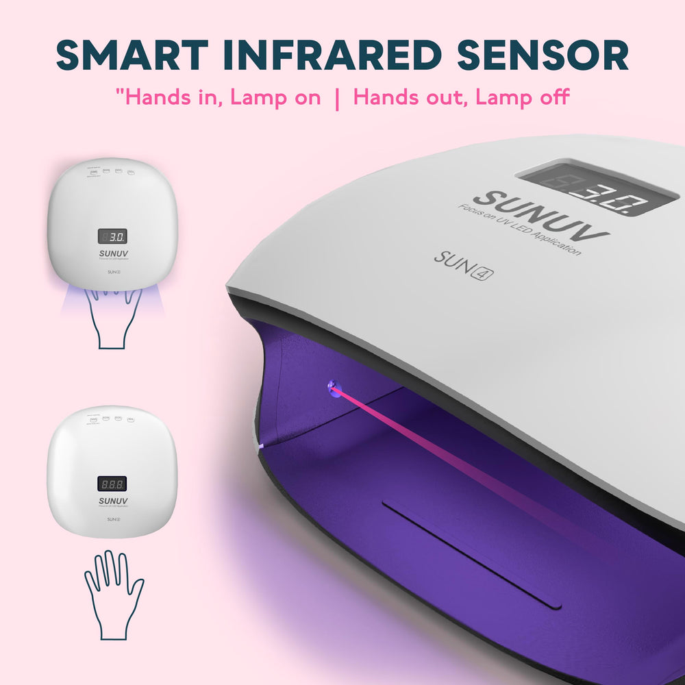SUNUV SUN4 home salon use ideal for quick at-home manicures