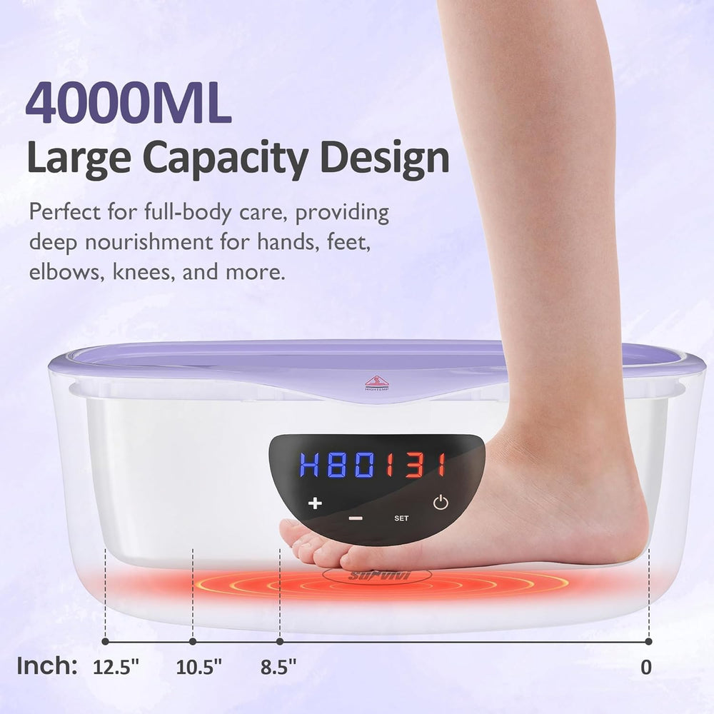 SUNVIVI wax machine temperature control display with precise range