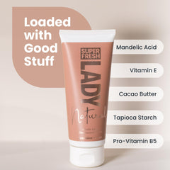 Super & Fresh Co. thighs demonstrate moisture absorption and comfort.