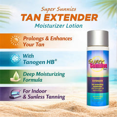 Super Sunnies moisturizer-lotion application helps even skin tone