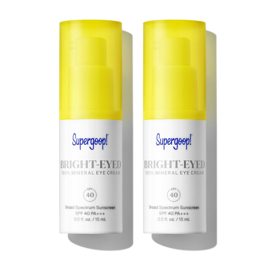 Supergoop Bright-Eyed Eye Cream pack-tube closeup brightens under-eye.