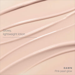 Supergoop Glowscreen Dawn close-up reveals pearlescent glow ideal as a makeup base