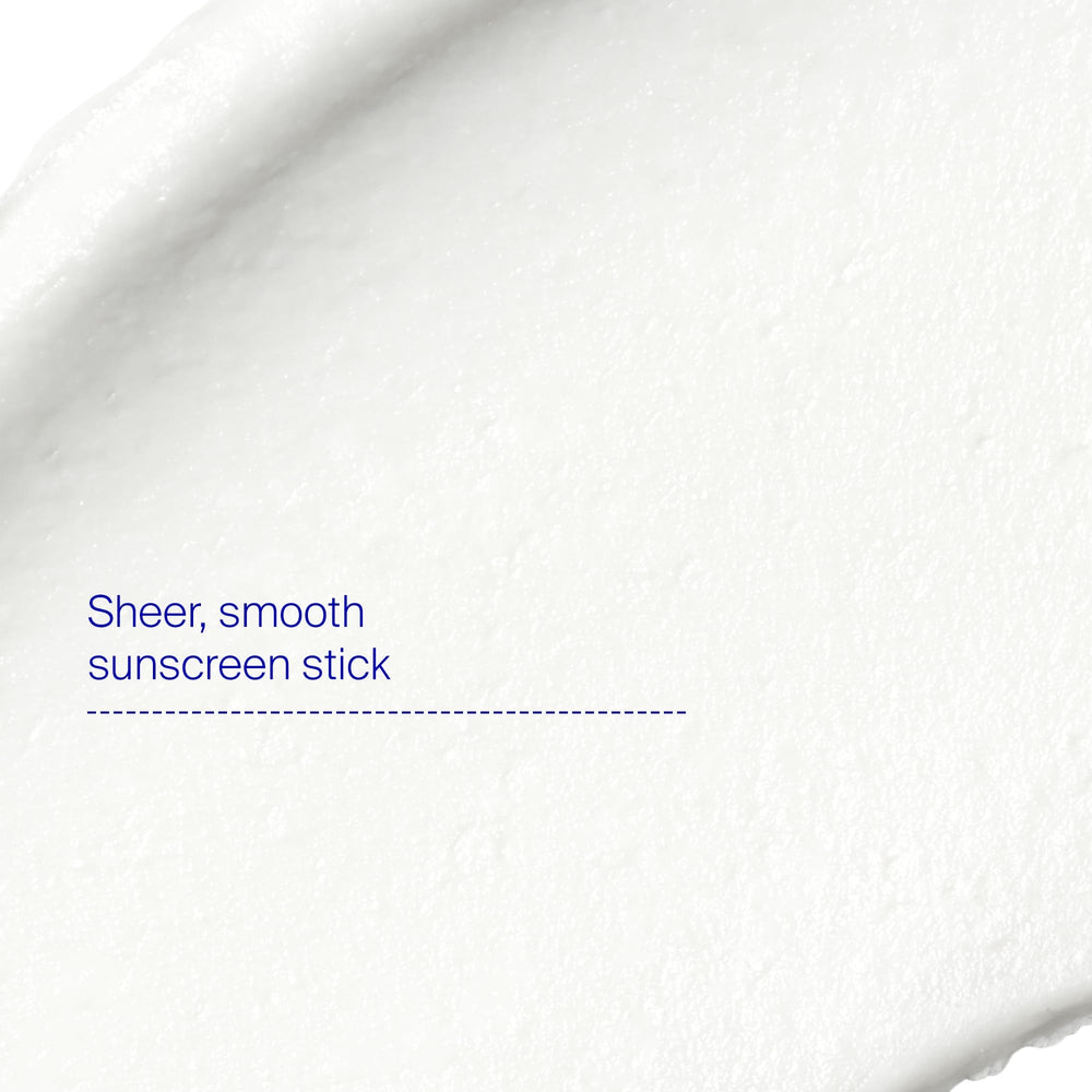 Supergoop Mineral Sheer Stick applied on skin for quick, natural finish.