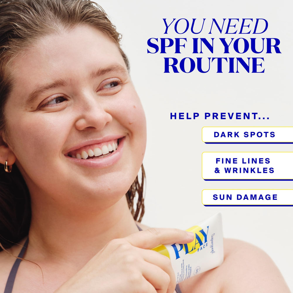 Rosemary and rice bran extracts provide calming hydration in Supergoop! PLAY.