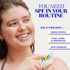 Rosemary and rice bran extracts provide calming hydration in Supergoop! PLAY.