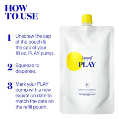 Supergoop! Play Everyday Lotion remains water- and sweat-resistant.