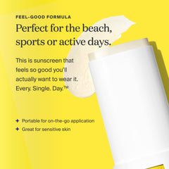 Water-resistant mineral stick protective layer for beach and outdoors