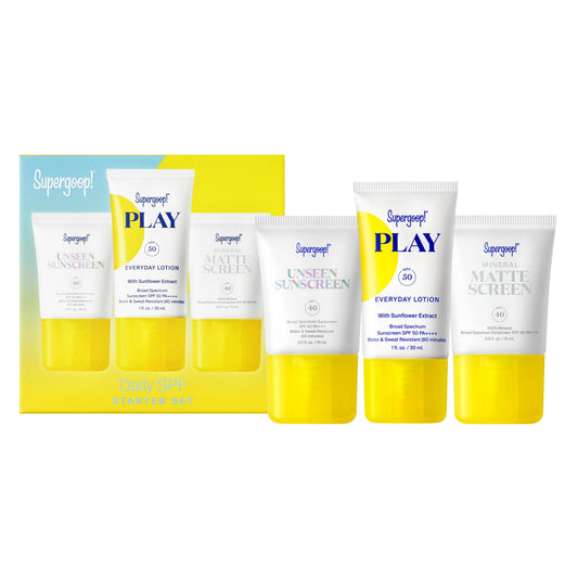 Supergoop Unseen Sunscreen SPF 40 on skin with invisible finish for everyday wear.