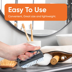 Superio ergonomic handle provides comfortable grip during scrubbing.