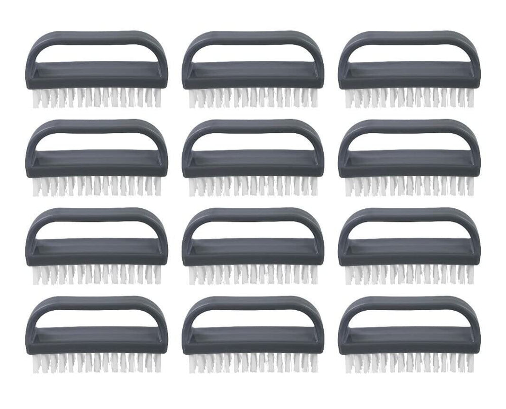 Superio stiff nail brush with ergonomic handle cleans fingernails efficiently.