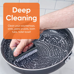 Superio brush cleans fingernails and fingertips quickly and effectively.