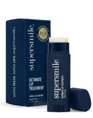 Supersmile Ultimate Lip Treatment jar closeup highlighting hydrating lip care