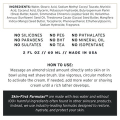 Fragrance-free labeling on jar emphasizing hypoallergenic formula.