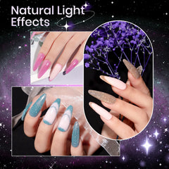 SUPWEE gel polish reflecting shine when photographed with flash