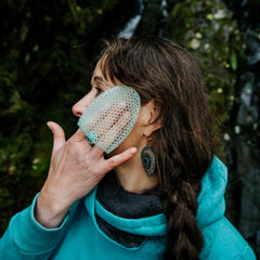 Supracor Spacell in-use with a mask demonstrating residue removal with care
