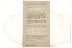 In hand view, Supracor Stimulite bath mitt offers comfortable grip