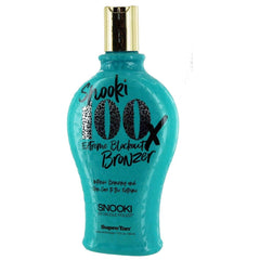 Supre Snooki 100x Extreme Bronzer bottle shows instant color for deeper tan
