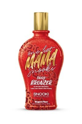 Supre Snooki One Hot Mama being applied with a tingle sensation for even color.