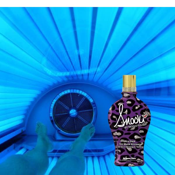 Supre Snooki Ultra Dark 70x skin firming action depicted on model arm