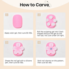 SUPWEE at-home manicure with molds and pens for creative designs.