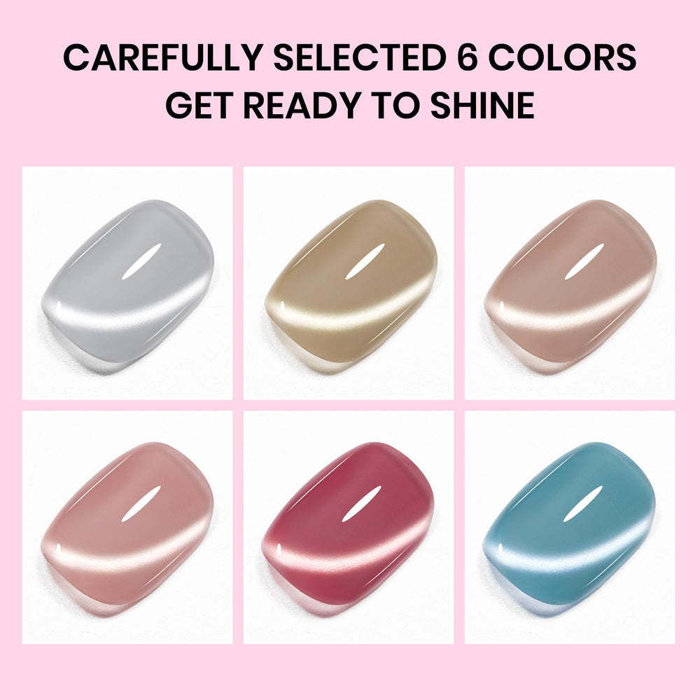 SUPWEE cat eye nail polish red bottle bold cat eye look
