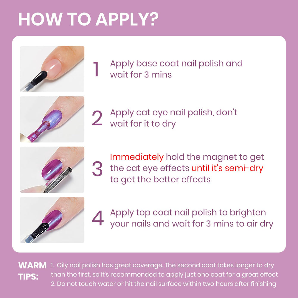 SUPWEE Green cat eye polish shade for fresh, chic manicure.