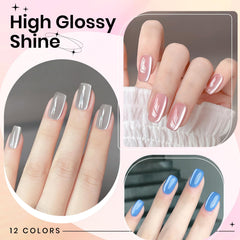 SUPWEE high-gloss finish on nails with bright shine