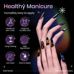 SUPWEE magnet enables shifting cat-eye patterns for dynamic, eye-catching nails.