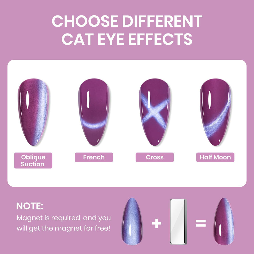 SUPWEE Magnetic application tool helps create cat eye effect.
