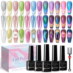 SUPWEE Moonlight Cat Eye Gel Polish bottle for luminous at-home manicures.