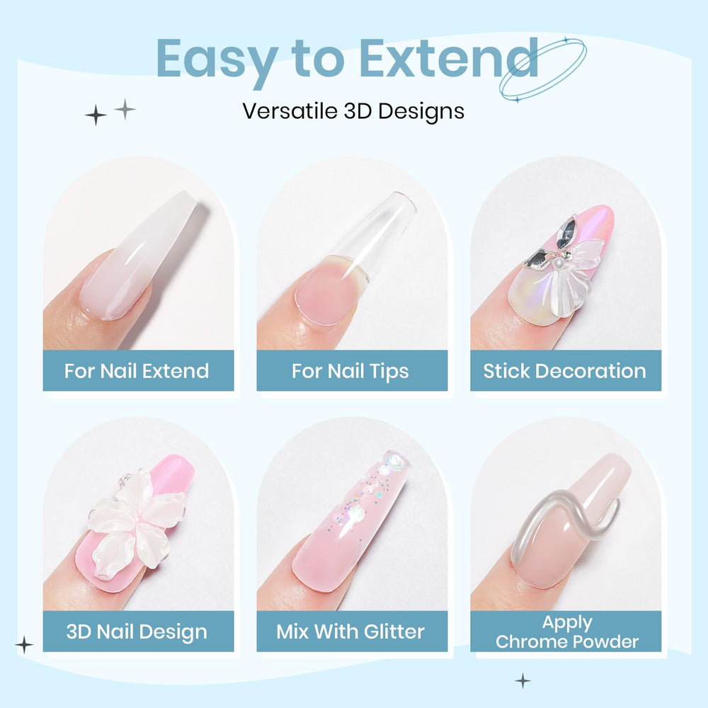 SUPWEE nail extension mold set for precise shaping.