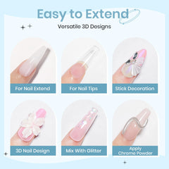 SUPWEE nail extension mold set for precise shaping.