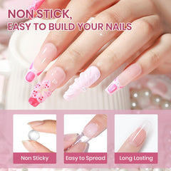 SUPWEE Nail file included for shaping and prep before gel application.