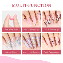 SUPWEE nail extend mold set supports quick pattern carving and shaping.