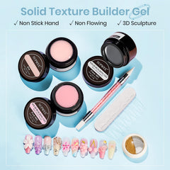 SUPWEE solid mold gel application enables smooth sculpting.