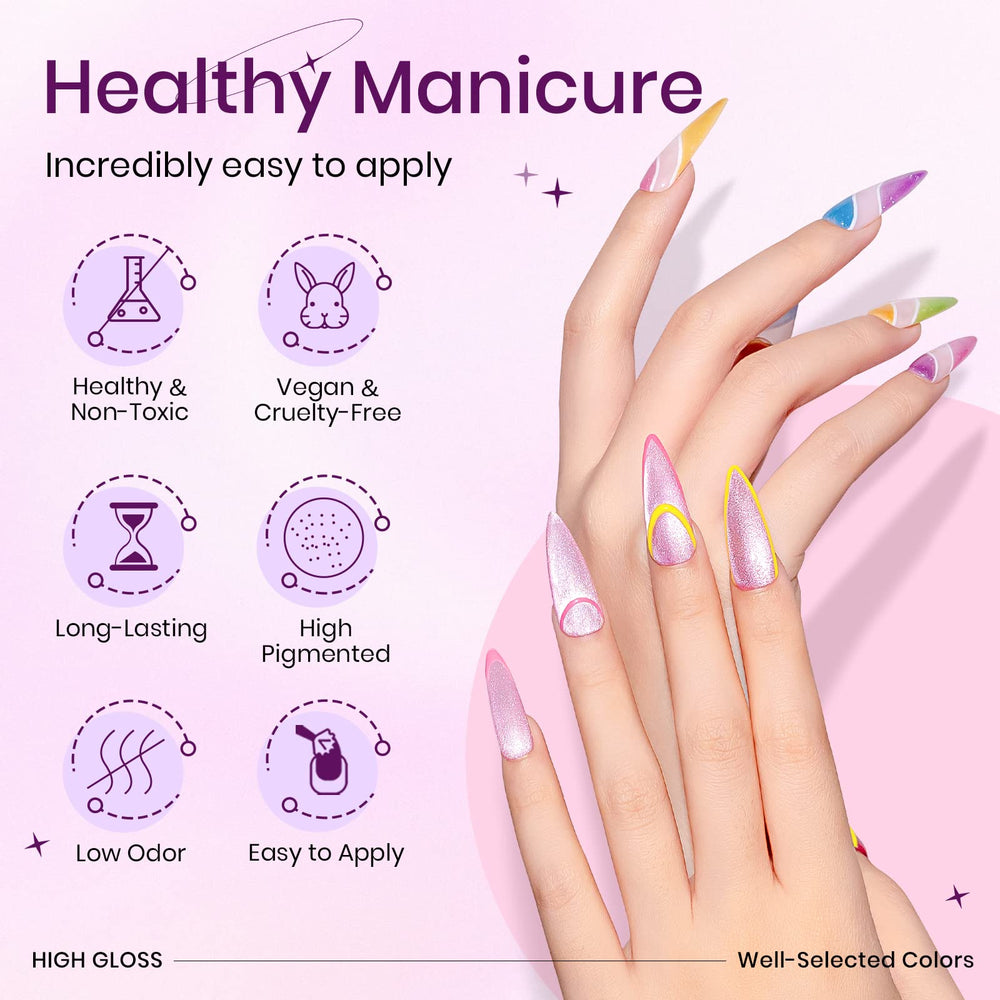 SUWPEE UV lamp curing nails after gel polish application