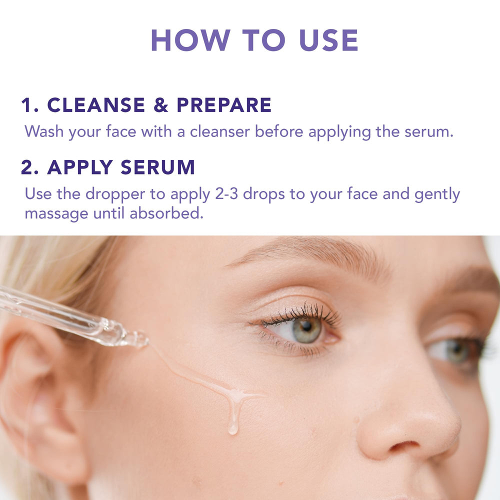 Before-and-after style view illustrating improved skin tone with Suquato.