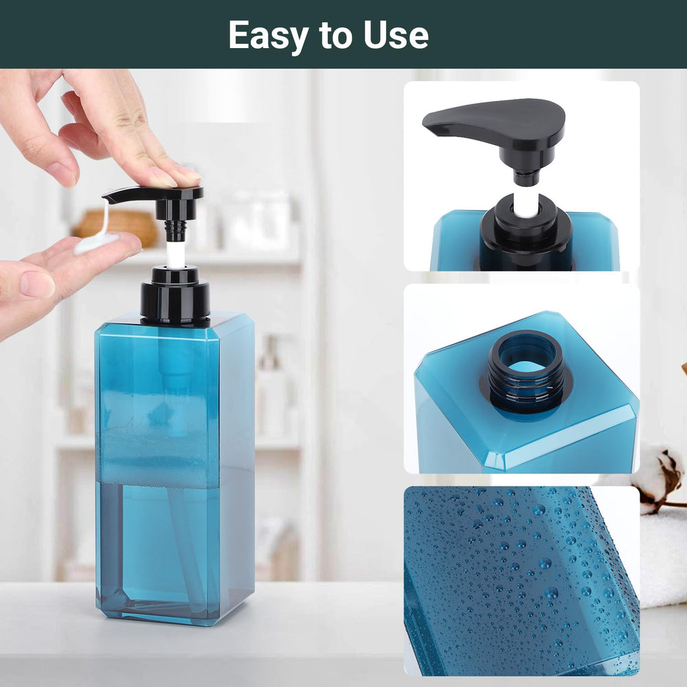 Suream square body dispenser shows liquid level for timely refills