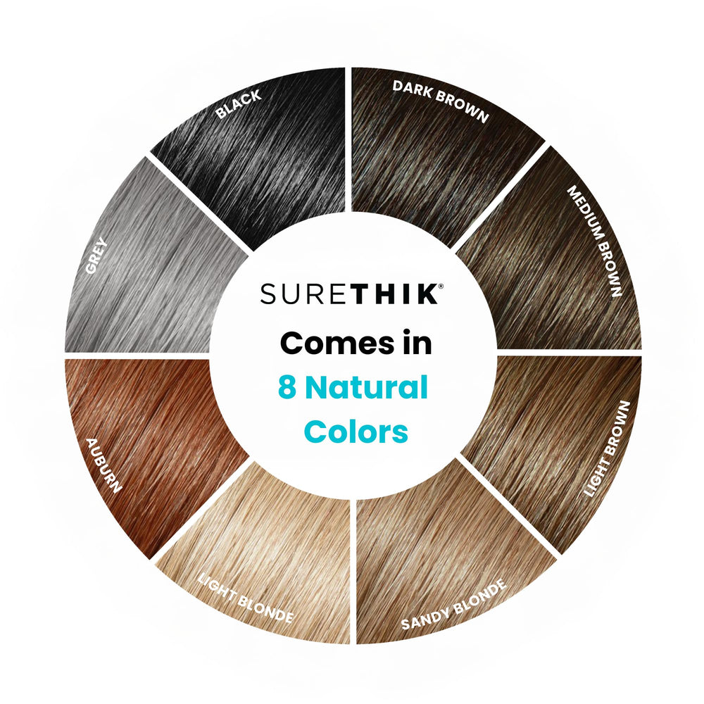 SURETHIK Hair Fibers unisex lifestyle use-case photo.
