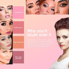 Long-wear, waterproof pigments from SURORAIN palette for all-day color.