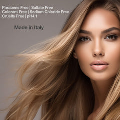 Sustainable Glam Epic Leave-In Hair Nourished after styling looks softer and healthier.