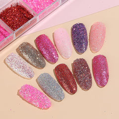 SUTOKAKA sugar coating effect on no-cure gel polish.