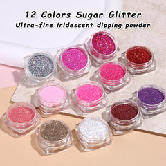 SUTOKAKA ultra-fine glitter texture for smooth, easy nail application.