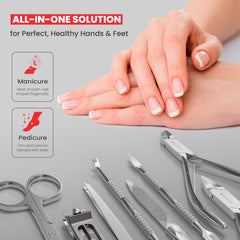 Suvorna nail file twin-sided for even edges during grooming.