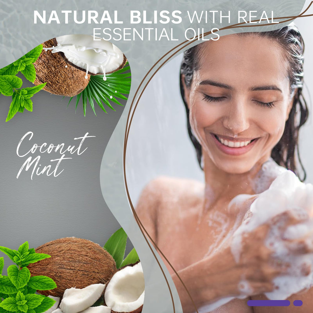 SWCANDY coconut-mint aromatherapy highlights pure essential oils for relaxation.