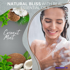 SWCANDY coconut-mint aromatherapy highlights pure essential oils for relaxation.