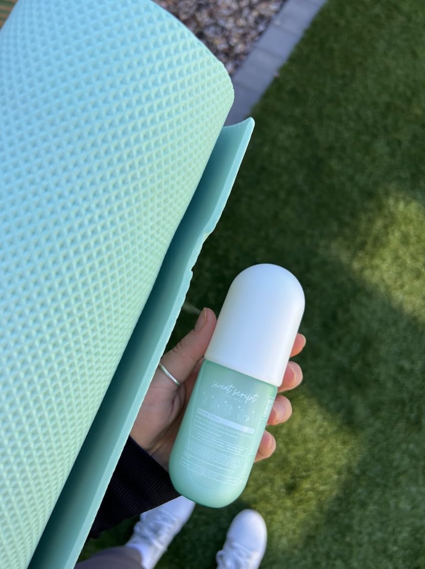 Sweat Script non-aerosol packaging eco-friendly and travel-ready