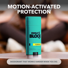 USA-made packaging of SweatBlock Coastal Fresh deodorant.