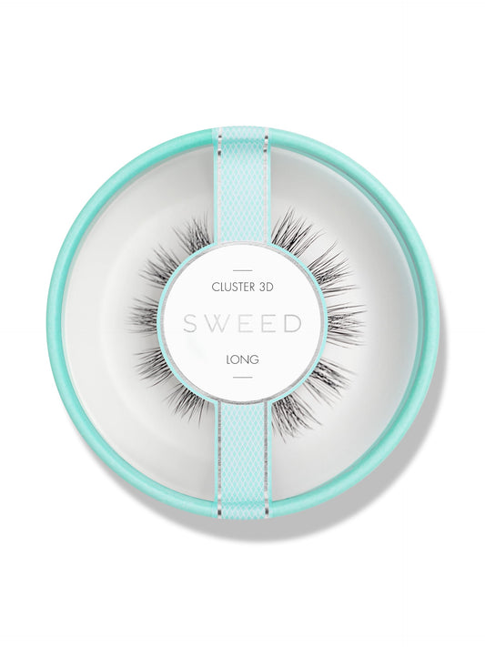 SWEED 3D Cluster Duo false eyelashes 10mm set for voluminous eye definition